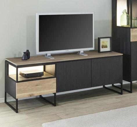 طاولة تلفزيون بورتو - بني واسود