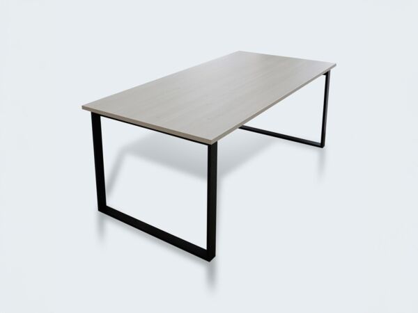 طاولة طعام ل 6 اشخاص تورينو - كريمي واسود