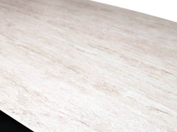 طاولة طعام 8 أشخاص بيلا - اسود و اوف وايت