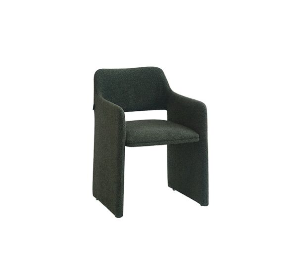 كرسي طعام بوكلوفت - اخضر غامق