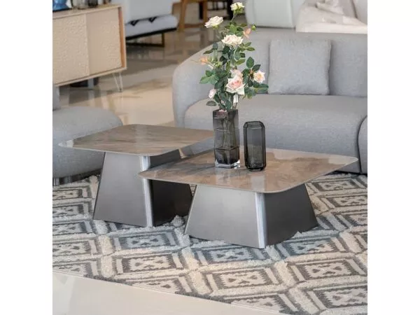 طاولة شاي 2 قطعة كرامل B803