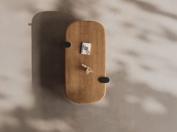 طاولة قهوة كولد - بني واسود