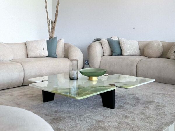 طاولة قهوة رخام برايتون