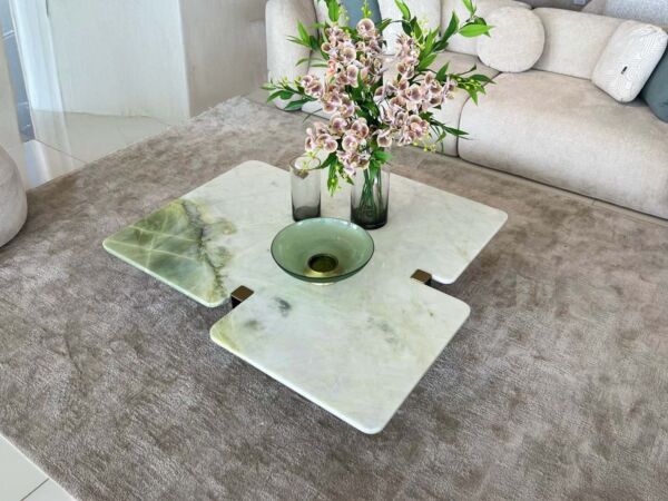 طاولة قهوة رخام برايتون