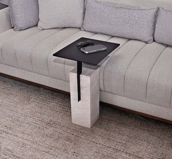 طاولة خدمة نوتنغام - بيج واسود