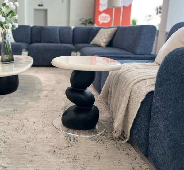 طاولة جانبية رخام توري