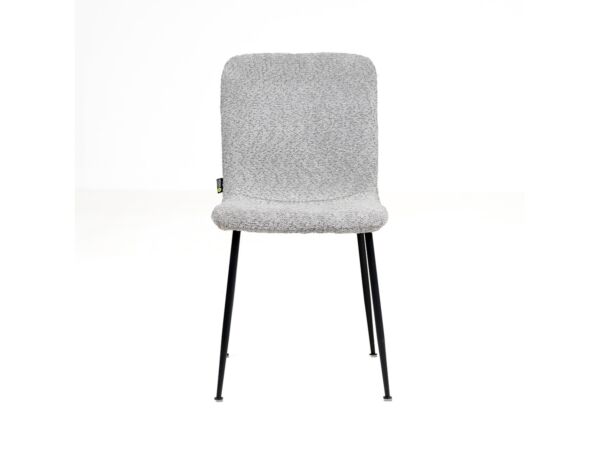 كرسي طعام كروستا - رصاصي