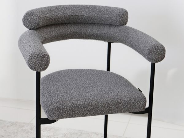 كرسي مفرد سوفيا - رمادي