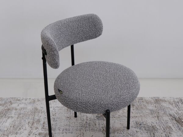 كرسي طعام اينيس - رمادي