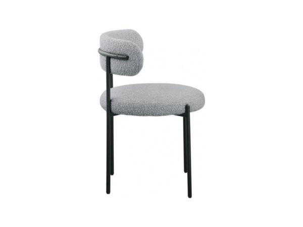 كرسي طعام اينيس - رمادي