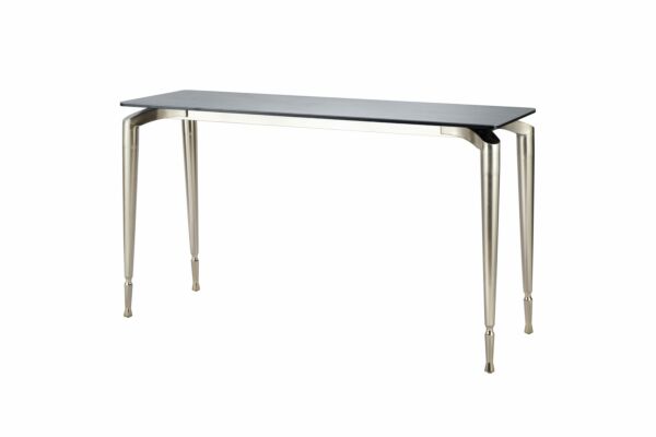 كونسول تور بسطح أملس - رمادي وذهبي