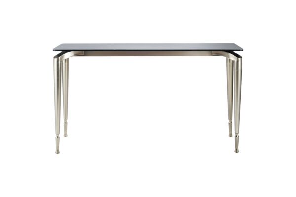 كونسول تور بسطح أملس - رمادي وذهبي