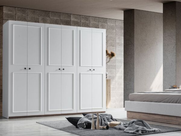 دولاب ملابس زينا - 6 أبواب