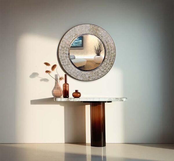 مرآه جدارية دايموندي