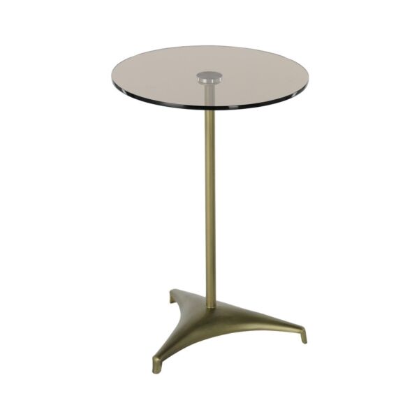 طاولة جانبية جاردنز - نحاسي معتق واسود