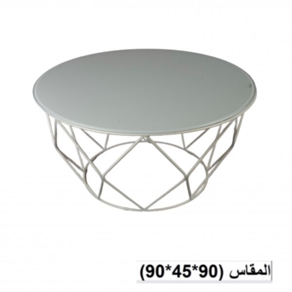 طاولة قهوة لايت - ابيض