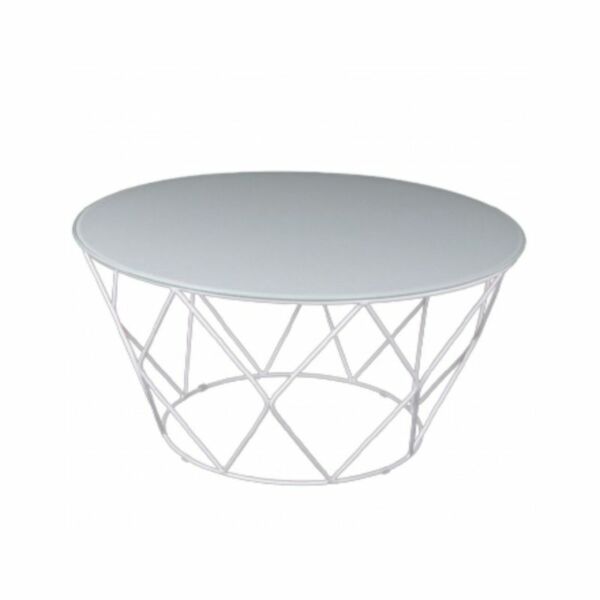 طاولة قهوة لايت - ابيض