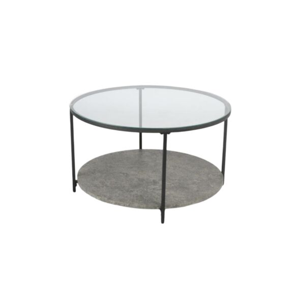 طاولة قهوة كورن - اسود ورمادي