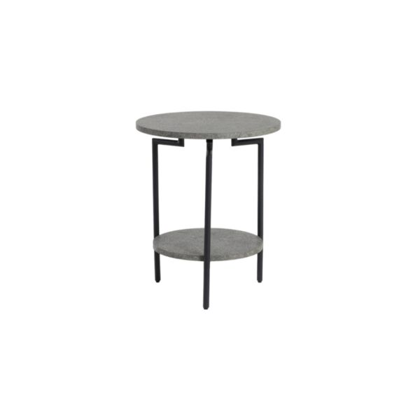 طاولة جانبية دورين كيورا - رمادي واسود
