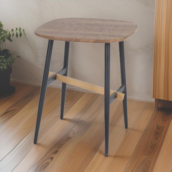 طاولة جانبية سكويز - بني واسود