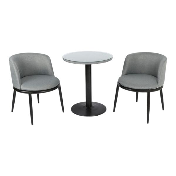 طقم جلسة خارجية البرت - رمادي داكن