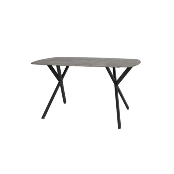طاولة طعام ترايبو - رمادي وأسود