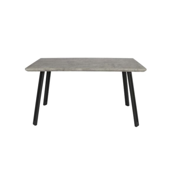 طاولة طعام سيلابو - رمادي وأسود