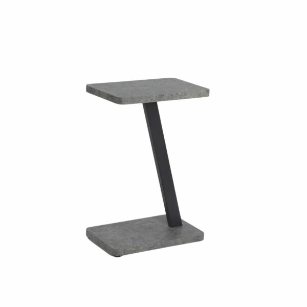 طاولة خدمة ريماس - رمادي واسود