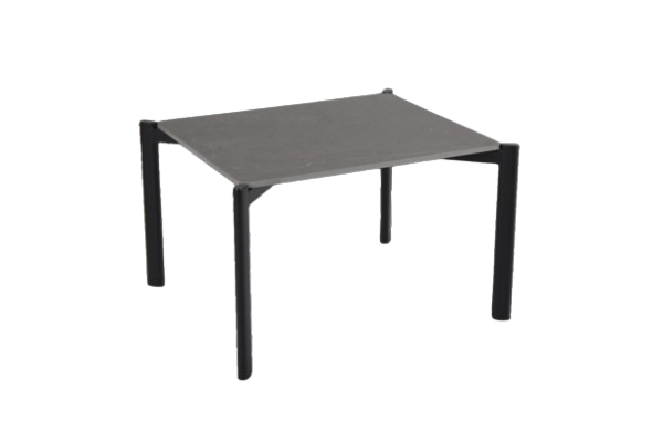 طاولة جانبية إيزي - اسود ورمادي