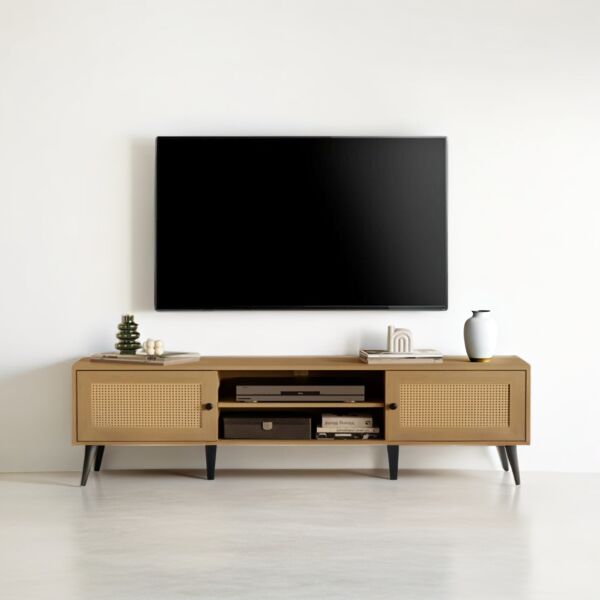 طاولة تلفزيون سيجا - بني