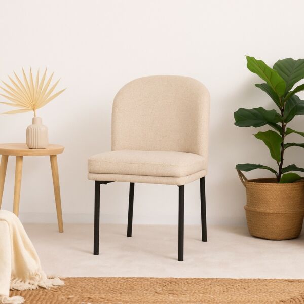 كرسي طاولة طعام بينكور - بيج