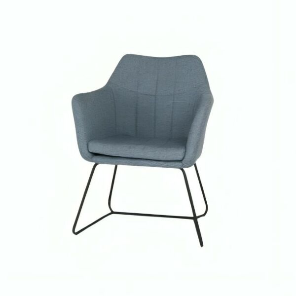 كرسي مفرد اليدا - ازرق