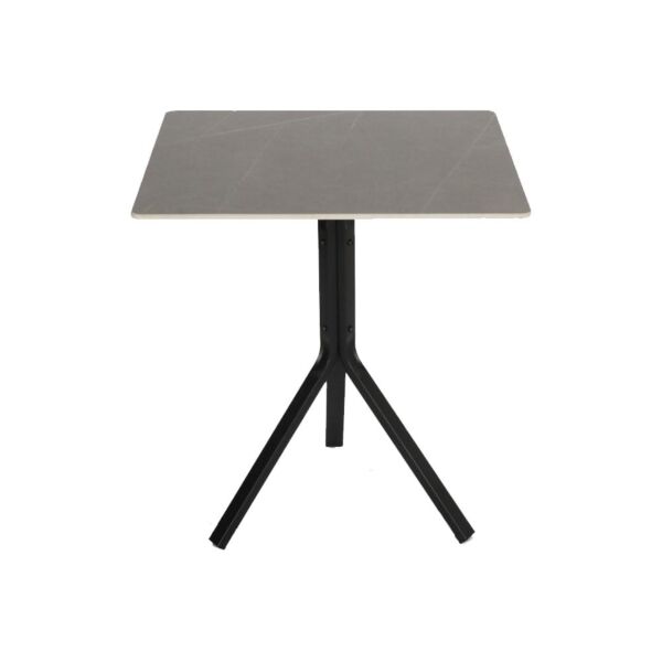 طاولة طعام جيرا - رمادي واسود