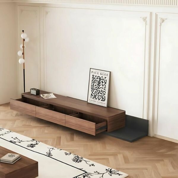 طاولة تلفزيون مورال - بني واسود