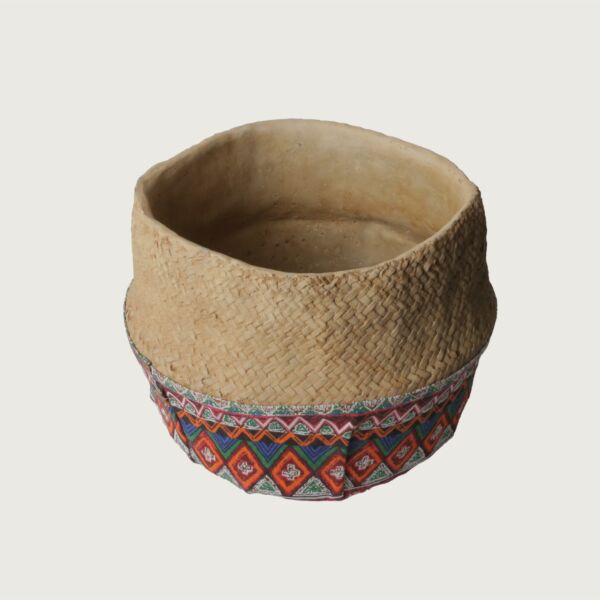 مركن زرع زيري من الفخار - بيج وعدة ألوان