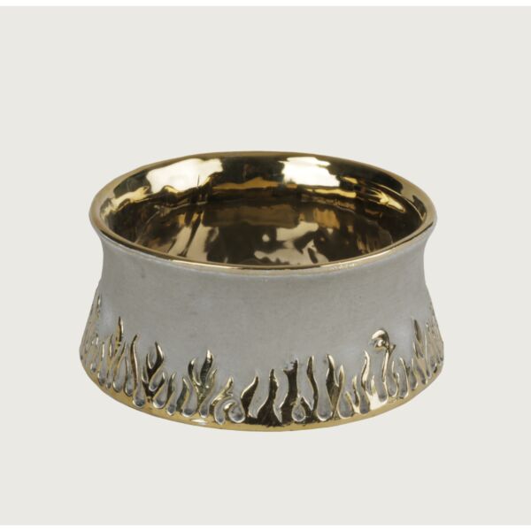 فازه فاير - رمادي وذهبي - 19 سم