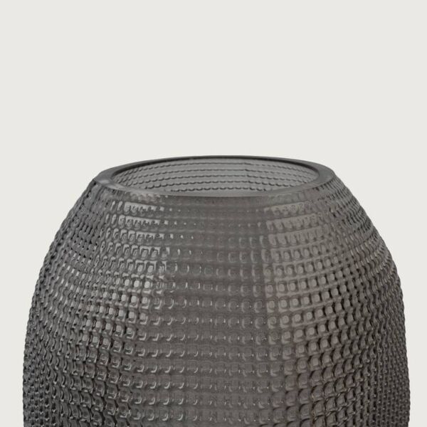 فازة زجاجية كاترينا - اسود