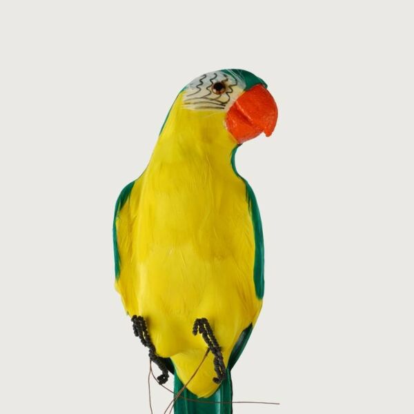 مجسم ديكور جميل ببغاء - اخضر