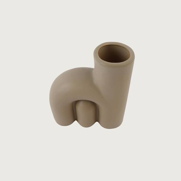 فازة سيراميك لوكا - بني