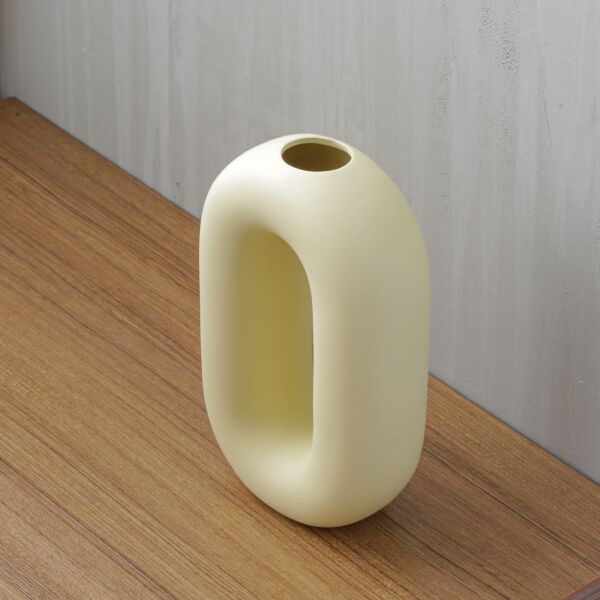 فازة سيراميك دونتي - أصفر