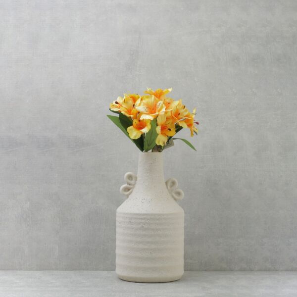 زهرة الليوم صناعية - اصفر - 12 قطعة