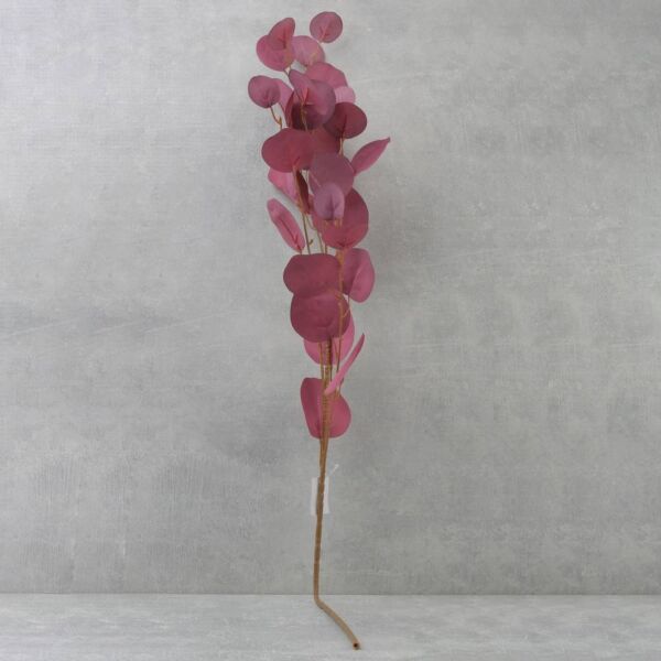 غصن كليبتوس صناعي - احمر - 12 قطعة