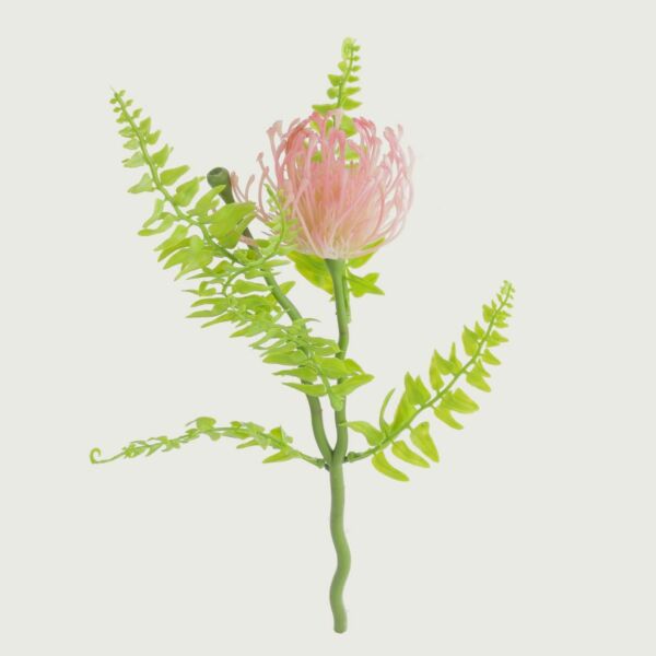 نبات صناعي ترفل - وردي - 12 قطعة