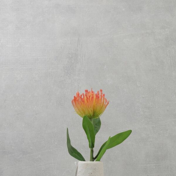 ورد بروتاسا صناعية - برتقالي - 12 قطعة