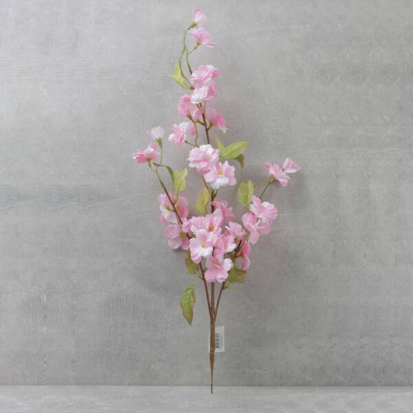 غصن بلوسوم صناعي - وردي - 12 قطعة