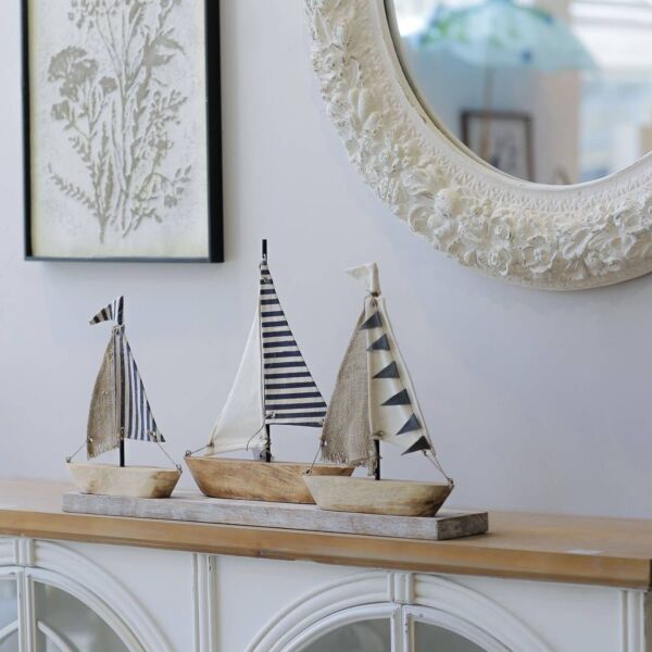 تحفة ديكور قوارب شراعية