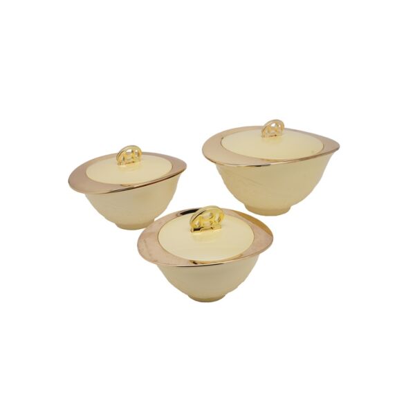 طقم حافظات طعام كاجول - بيج