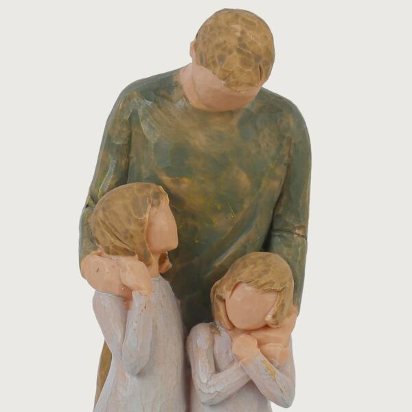 تحفة شكل الأب وأطفاله