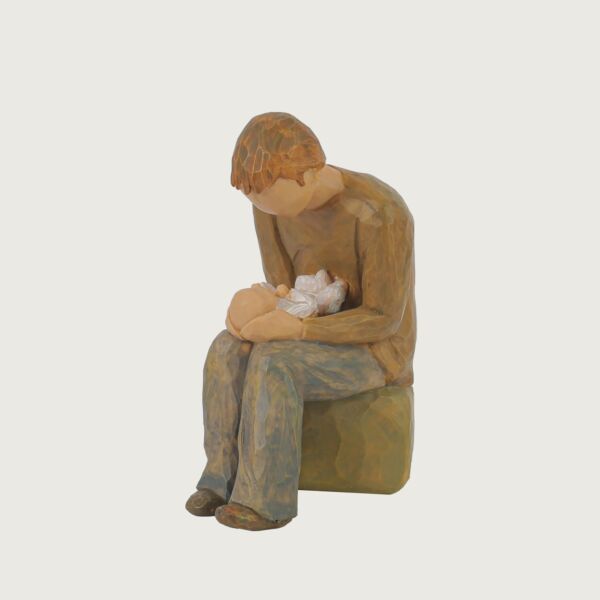 تحفة شكل الأب وطفله