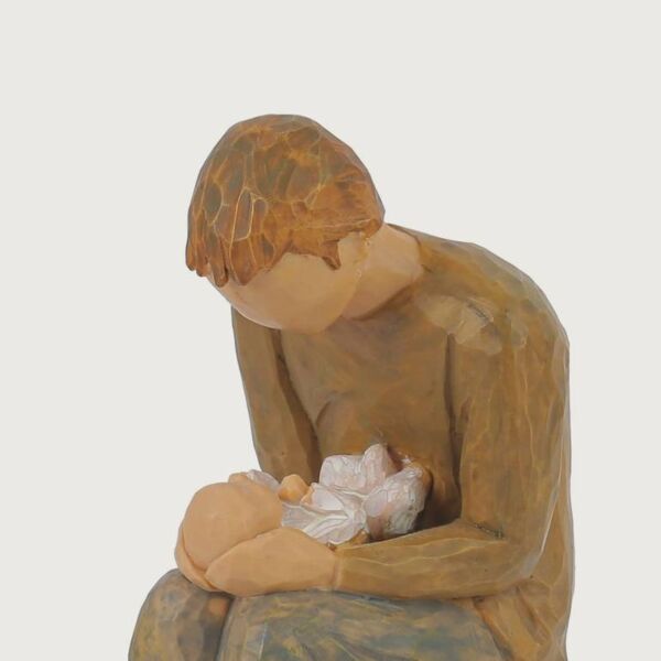 تحفة شكل الأب وطفله